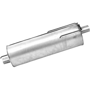 Walker Exhaust Quiet-Flow Stainless Steel 50051 Direct Fit Exhaust Muffler Assembly 2.5" Inlet (Inside) 2.5" Outlet (Inside)