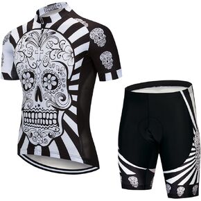 JPOJPO Cycling Jersey Men, Mountain Bike Shirt Tops S-5XL - Breathable and Quick Dry