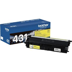 Brother Printer TN431Y Standard Yield Toner-Retail Packaging , Yellow