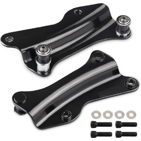 WATERWICH 4 Point Docking Hardware Kit for Tour Pack Compatible with Harley Davidson Street Electra Glide Road King Glide 2014 2015 2016 2017 2018 2019 2020 2021(Black)