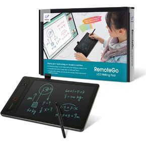 Penpower RemoteGo Digital Writing Pad | Video & Voice Comment on PDF | Digital Whiteboard, Annotation, and Screen Recording | Pen Tablet for Adults
