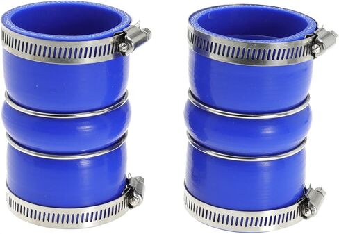 6.6 Hose Boot Kit for Chevrolet for Chevy for GMC Sierra 2500 3500 6.6L 32V LLY Duramax 2004.5-2007 Blue with T Bolt Clamp in Kuwait