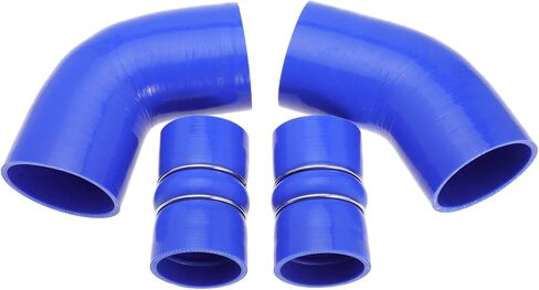 6.6 Hose Boot Kit for Chevrolet for Chevy for GMC Sierra 2500 3500 6.6L 32V LLY Duramax 2004.5-2007 Blue with T Bolt Clamp in Kuwait