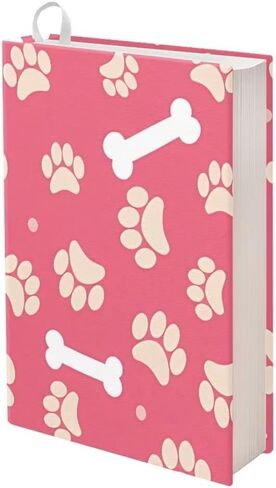 Pink Floral Print Book Covers Book Sox Stretchable Book Cover 9-11 Inch Book Covers for Paperbacks Hardcover,Waterproof in Saudi Arabia