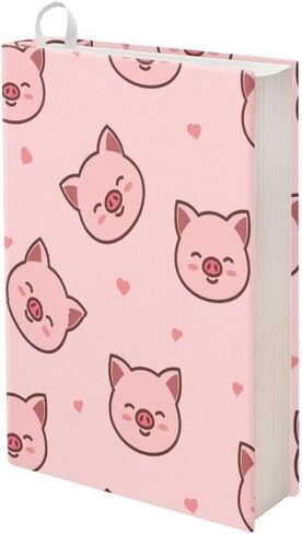 Pink Floral Print Book Covers Book Sox Stretchable Book Cover 9-11 Inch Book Covers for Paperbacks Hardcover,Waterproof in Saudi Arabia