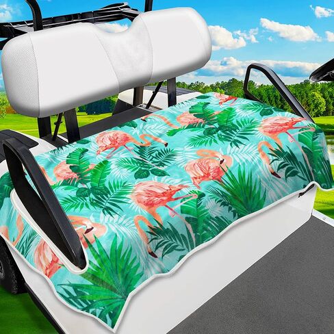 Golf Cart Seat Covers, Unique Golf Cart Seat Towel Blanket, Keeps Your Seat Cool and Clean on Hot Days, 100% Microfiber, 51x31, Fits All EZGO, Yamaha, Club Cars and More 2 Seater Golf Cart in Saudi Arabia