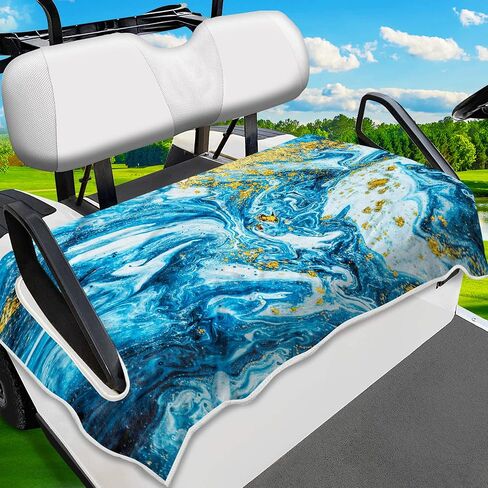 Golf Cart Seat Covers, Unique Golf Cart Seat Towel Blanket, Keeps Your Seat Cool and Clean on Hot Days, 100% Microfiber, 51x31, Fits All EZGO, Yamaha, Club Cars and More 2 Seater Golf Cart in Saudi Arabia