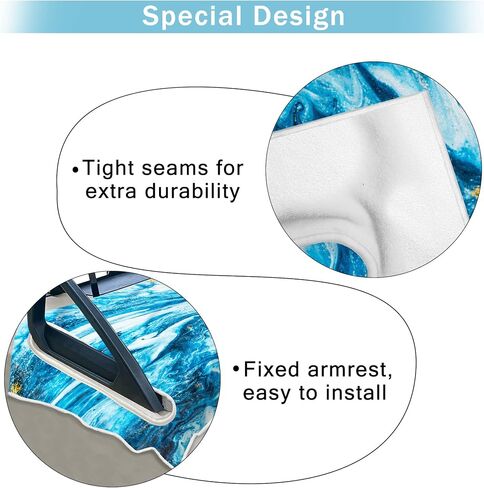 Golf Cart Seat Covers, Unique Golf Cart Seat Towel Blanket, Keeps Your Seat Cool and Clean on Hot Days, 100% Microfiber, 51x31, Fits All EZGO, Yamaha, Club Cars and More 2 Seater Golf Cart in Saudi Arabia