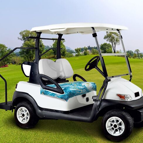 Golf Cart Seat Covers, Unique Golf Cart Seat Towel Blanket, Keeps Your Seat Cool and Clean on Hot Days, 100% Microfiber, 51x31, Fits All EZGO, Yamaha, Club Cars and More 2 Seater Golf Cart in Saudi Arabia