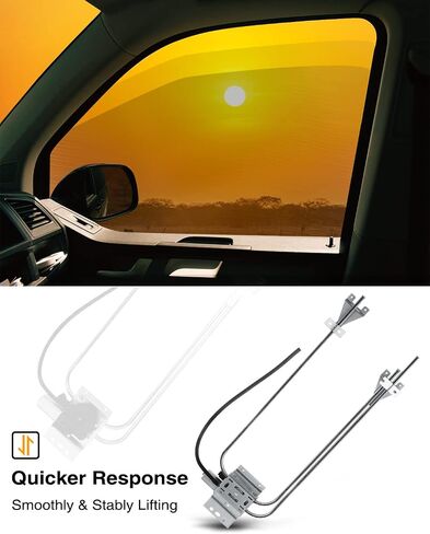 A-Premium Power Electric Window Regulator with Motor Compatible with Freightliner Cascadia Front Left Driver Side in Saudi Arabia