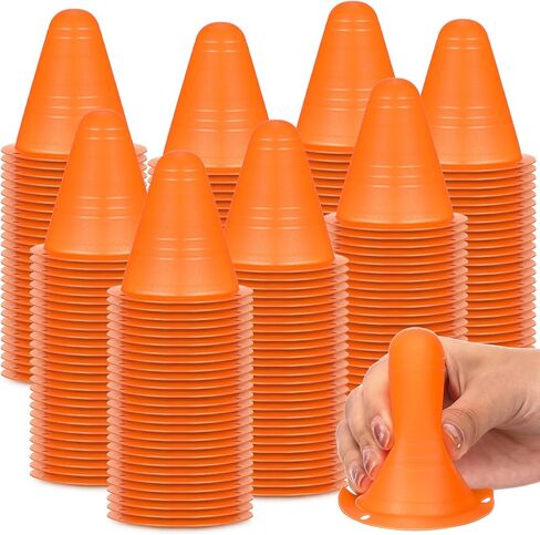 240 قطعة من مخاريط الرشاقة الصغيرة مقاس 3 بوصات للأطفال، مخاريط كرة القدم للتدريب على بناء كرة السلة ومعدات ممارسة كرة السلة البلاستيكية مخروط علامة المجال للتزلج على الجليد في الهواء الطلق والأنشطة الرياضية الداخلية in Kuwait