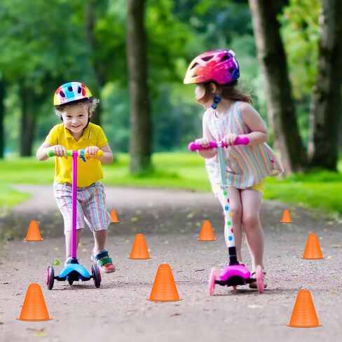 240 قطعة من مخاريط الرشاقة الصغيرة مقاس 3 بوصات للأطفال، مخاريط كرة القدم للتدريب على بناء كرة السلة ومعدات ممارسة كرة السلة البلاستيكية مخروط علامة المجال للتزلج على الجليد في الهواء الطلق والأنشطة الرياضية الداخلية in Kuwait