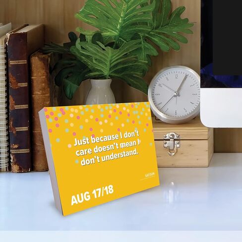Willow Creek Press Spread Sarcasm Like Confetti Daily 2024 Box/Desk Calendar (5.86" x 4.72") in Saudi Arabia