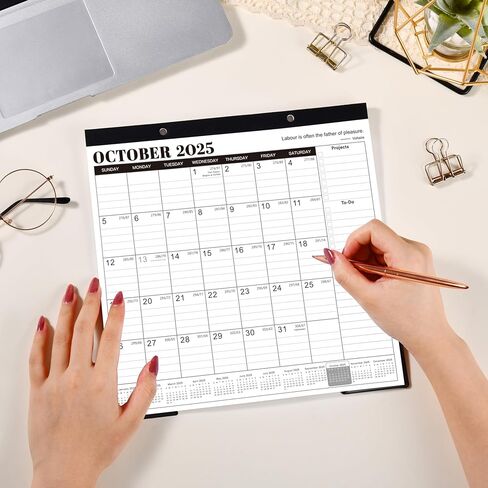 تقويم مكتب 2024-2025 - تقويم شهري 24 شهرًا 2024-2025، مارس 2024 - ديسمبر 2025، تقويم ثلاجة مكتب مغناطيسي 2024-2025، مربع 25.4 سم × 25.4 سم in Kuwait
