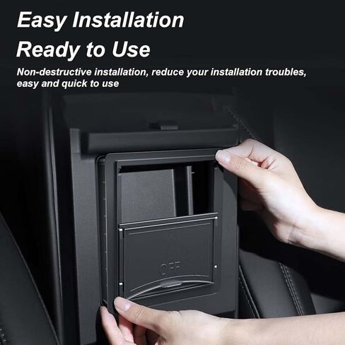 Centre Console Storage Box Armrest Box, Model 3 ModelY Centre Console Organiser armrest Design (Injection Moulded Model) in Kuwait