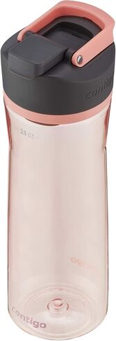 Contigo Cortland Spill-Proof Water Bottle, BPA-Free Plastic Water Bottle with Leak-Proof Lid and Carry Handle, Dishwasher Safe, Spirulina 24oz in Saudi Arabia