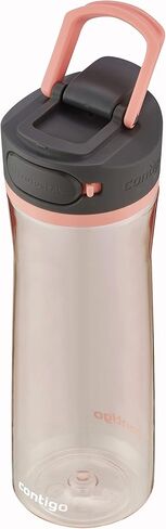 Contigo Cortland Spill-Proof Water Bottle, BPA-Free Plastic Water Bottle with Leak-Proof Lid and Carry Handle, Dishwasher Safe, Spirulina 24oz in Saudi Arabia