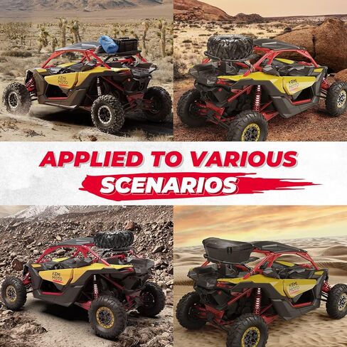 حامل KEMIMOTO X3 مع دعامة غاز، حامل خلفي محوري لمبرد أمتعة الإطارات الاحتياطية متوافق مع Can-Am X3 & X3 Max 2017-2024 استبدال #715002881#715008296 in Kuwait