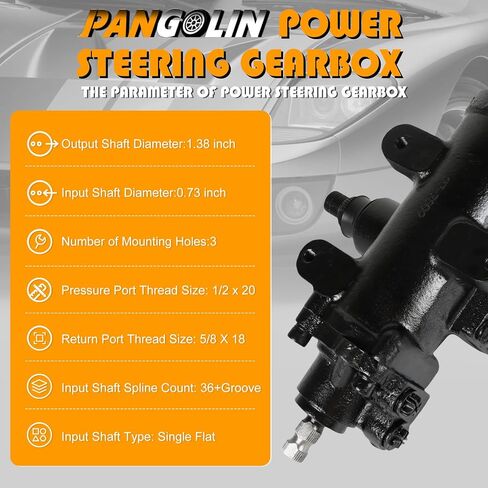 PANGOLIN 27-7569 مجموعة علبة التروس لصندوق توجيه الطاقة لـ F250 F350 F450 F550 Super Duty 1999-2004، لـ Ford F-350 1997-2007، للرحلة 2000-2005؛ استبدال OE 277569 2C3Z3504AARM F7UZ3504FA in Saudi Arabia