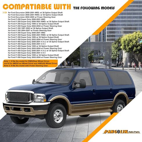 PANGOLIN 27-7569 مجموعة علبة التروس لصندوق توجيه الطاقة لـ F250 F350 F450 F550 Super Duty 1999-2004، لـ Ford F-350 1997-2007، للرحلة 2000-2005؛ استبدال OE 277569 2C3Z3504AARM F7UZ3504FA in Saudi Arabia