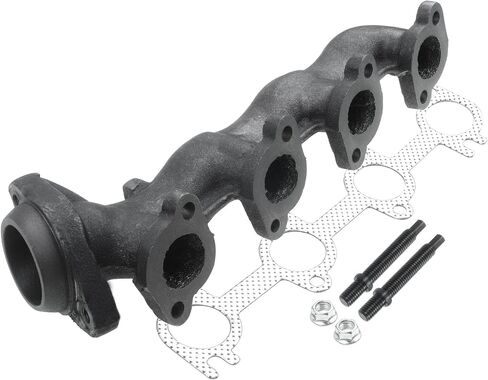 A-Premium Right Exhaust Manifold with Gasket Kit Compatible with Ford F-150 F-250 Expedition 1997-1998 V8 4.6L in Kuwait