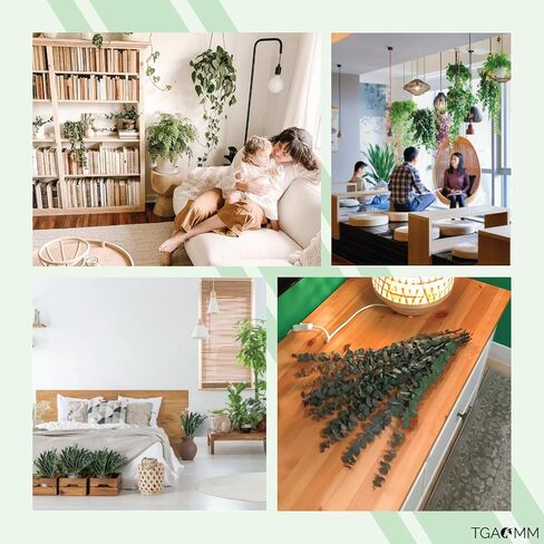 Dried Eucalyptus Leaves Shower Decor - 18PCS 17" Large Fresh Eucalyptus Shower Plant for Shower Eucalyptus Hanging Artificial Flower Green Bathroom Event Decor Aromatherapy Natural Scent in Saudi Arabia