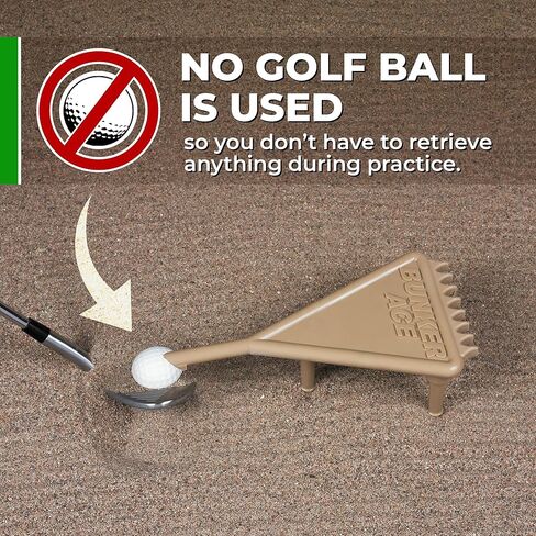 Golf Training Practice Tool for Sand Bunker–Sand Trap Training Aid – for Golfers of All Ages and Skill Levels – 10.5 inches L x 5 inches W x 3.75 inches H in Saudi Arabia