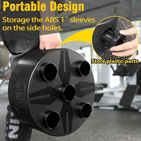 حامل أثقال على الأرض لحمل أثقال أوليمبية مقاس 1 بوصة و2 بوصة، وقضبان EZ، وقضبان سداسية، وقضبان فخ (لخمسة أثقال) in Kuwait