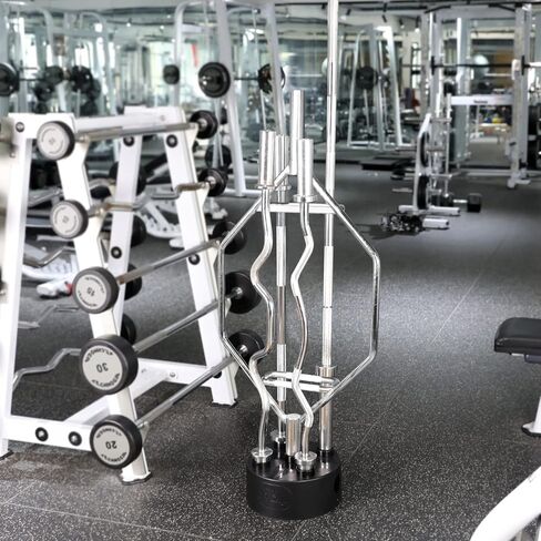 حامل أثقال على الأرض لحمل أثقال أوليمبية مقاس 1 بوصة و2 بوصة، وقضبان EZ، وقضبان سداسية، وقضبان فخ (لخمسة أثقال) in Kuwait