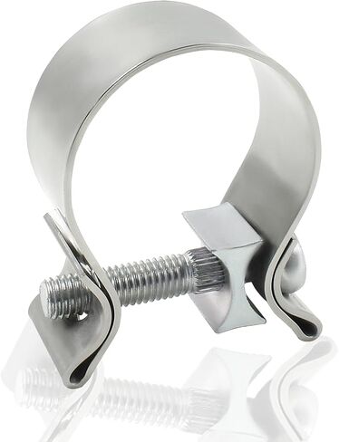 2.75 Inch Exhaust Clamp Stainless Steel Narrow Band Muffler Clamp(2 Pcs) in Saudi Arabia