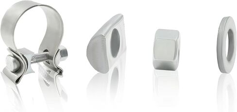 2.75 Inch Exhaust Clamp Stainless Steel Narrow Band Muffler Clamp(2 Pcs) in Saudi Arabia