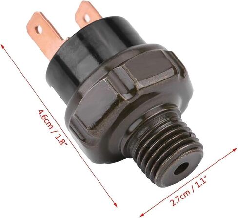 Etopar 12V Heavy Duty 70-100 PSI Pressure Control Switch Valve Air Compressor Horn Pump Car Train Regulator 1/4" NPT in Kuwait
