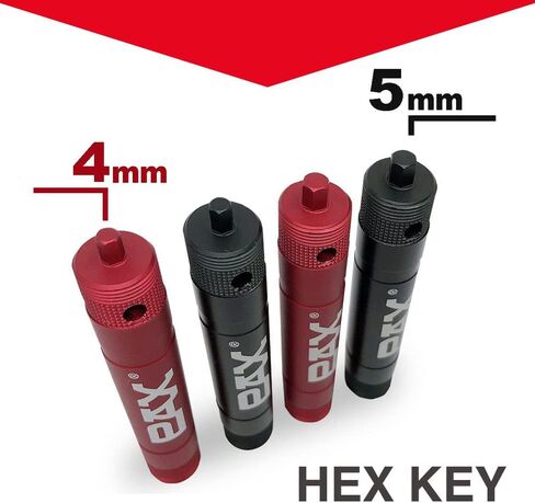 Red Mountain Bike Tubeless Tire Repair Kit, Plus 5mm Hex Key for Emergency Bicycle Repair Kit, Fix Road Bicycle Tire Punctures in Saudi Arabia