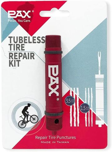 Red Mountain Bike Tubeless Tire Repair Kit, Plus 5mm Hex Key for Emergency Bicycle Repair Kit, Fix Road Bicycle Tire Punctures in Saudi Arabia