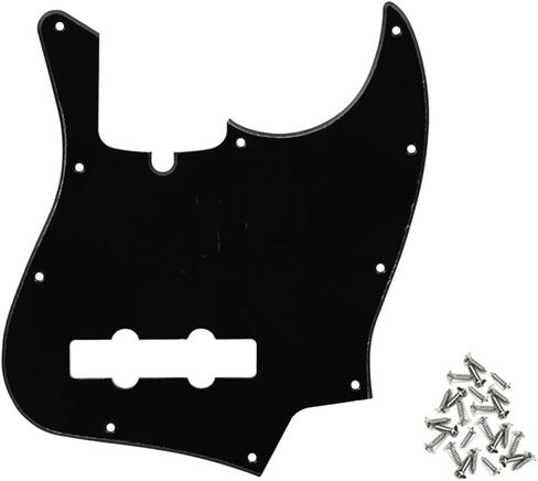Aged Pearl Jazz Bass Pickguard 10 Hole Guitar Pickguard for 4 String Fender Jazz Bass Modern Style in Saudi Arabia