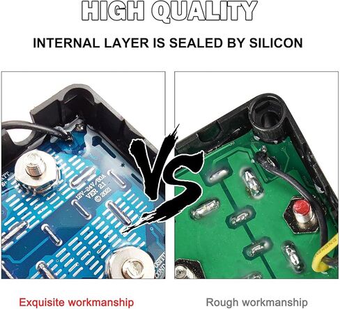 عازل بطارية مزدوج 12 فولت 80 أمبير، مرحل حساس للجهد VSR، متوافق مع بولاريس، جون ديري، جميع العلامات التجارية للدراجات النارية UTV ATV Yamaha، Kawasaki Honda، غير مناسب لبطاريات الليثيوم in Kuwait