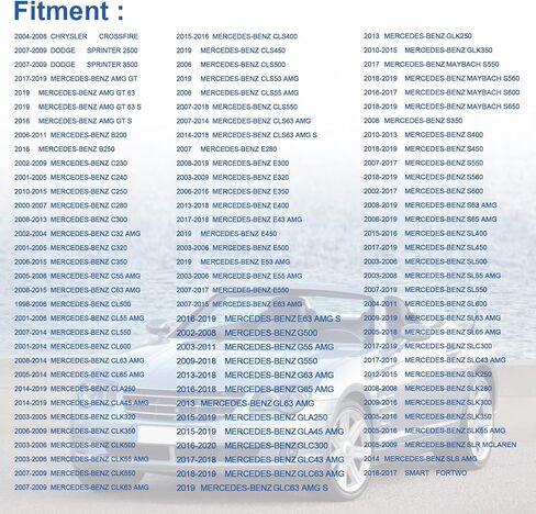 غطاء غاز خزان الوقود من MITZONE متوافق مع سلسلة Mercedes Benz B C E CL CLA CLK CLS G GL S SLK ومعظم مركبات مرسيدس in Kuwait