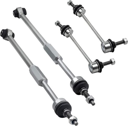 Maxpeedingrods لينكولن LS 00-06 4 قطعة قضبان ربط عزم الدوران القابلة للتعديل الخلفية شريط نهاية الروابط ل ثندربيرد 2002-2005 in Kuwait
