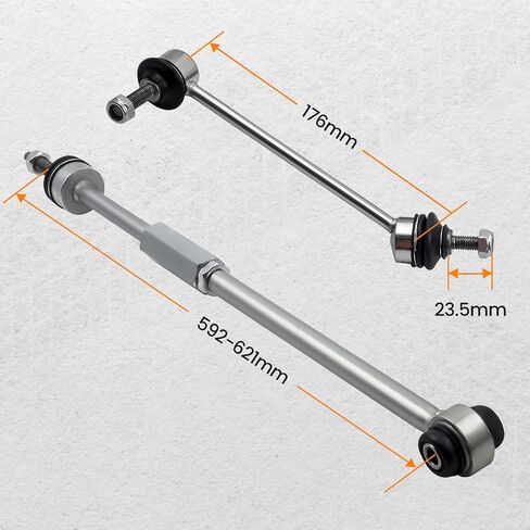 Maxpeedingrods لينكولن LS 00-06 4 قطعة قضبان ربط عزم الدوران القابلة للتعديل الخلفية شريط نهاية الروابط ل ثندربيرد 2002-2005 in Kuwait