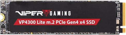باتريوت ميموري فايبر VP4300 Lite 4 تيرابايت M.2 PCIe Gen4 x4 SSD، متوافق مع PS5 in Saudi Arabia