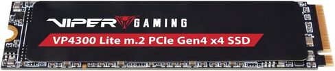 باتريوت ميموري فايبر VP4300 Lite 4 تيرابايت M.2 PCIe Gen4 x4 SSD، متوافق مع PS5 in Saudi Arabia