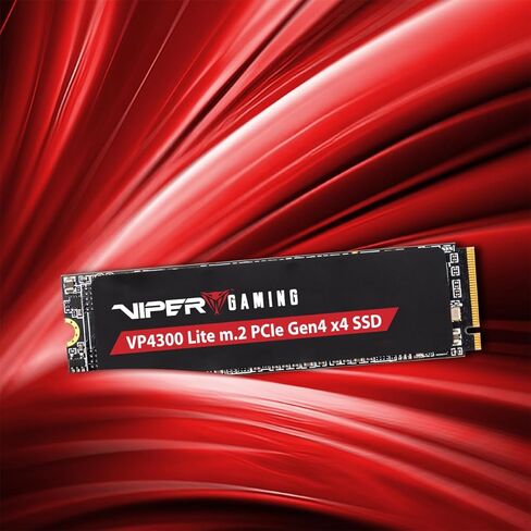باتريوت ميموري فايبر VP4300 Lite 4 تيرابايت M.2 PCIe Gen4 x4 SSD، متوافق مع PS5 in Saudi Arabia