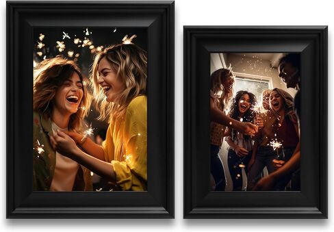 إطارات صور مقاس 5 × 7 مع زخرفة على شكل قلب، إطار صور خشبي مع زخرفة قلب قابلة للفصل لعرض الحائط والطاولة، مناسب لصور عيد الأم لمحبي النساء، أبيض in Saudi Arabia