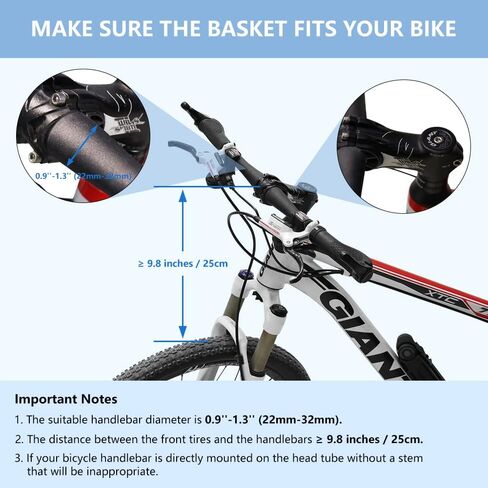 SMONTER الكلب دراجة سلة - الحيوانات الأليفة الناقل دراجة للقطط الصغيرة والكلاب الجبهة Fandlebar سلة انفصال وقابلة للإزالة الإفراج السريع سهلة التركيب للتسوق ركوب الدراجات in Kuwait
