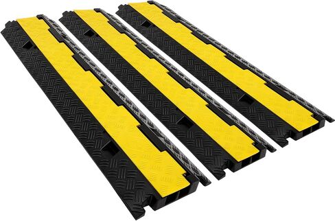 Heavy Duty Floor Cord Cover Cable Protector, Hard PVC Cord Hider Floor，Heavy Duty 12000 Lbs Load Can be Used to Hide Cables and Trip Anyway in Saudi Arabia
