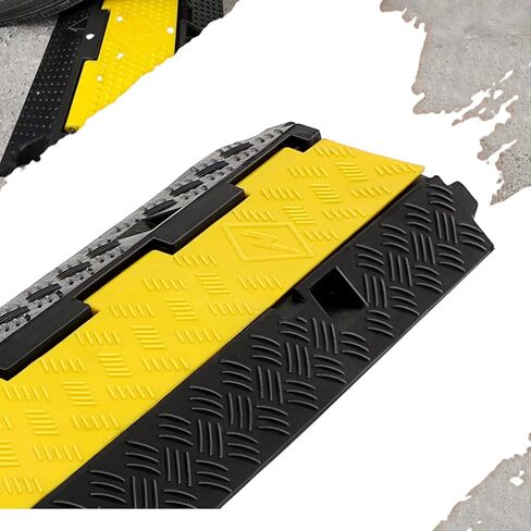 Heavy Duty Floor Cord Cover Cable Protector, Hard PVC Cord Hider Floor，Heavy Duty 12000 Lbs Load Can be Used to Hide Cables and Trip Anyway in Saudi Arabia