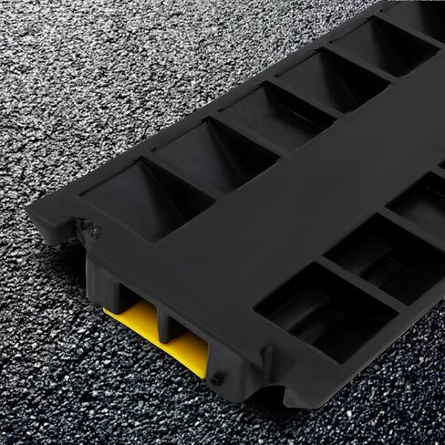 Heavy Duty Floor Cord Cover Cable Protector, Hard PVC Cord Hider Floor，Heavy Duty 12000 Lbs Load Can be Used to Hide Cables and Trip Anyway in Saudi Arabia