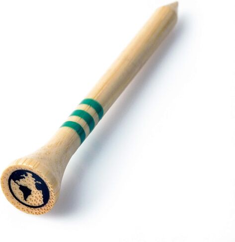Green Swing Bamboo Golf Tees | Strong Sustainable Biodegradable | 30pcs in Saudi Arabia