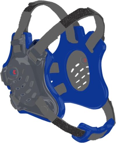 Cliff Keen F5 Tornado Headgear - SILVER/ROYAL/SILVER in Saudi Arabia