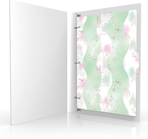 3 Ring Binder Dividers with Tabs 20 PCS Fashion Bright Color Paper Insertable Dividers in Saudi Arabia